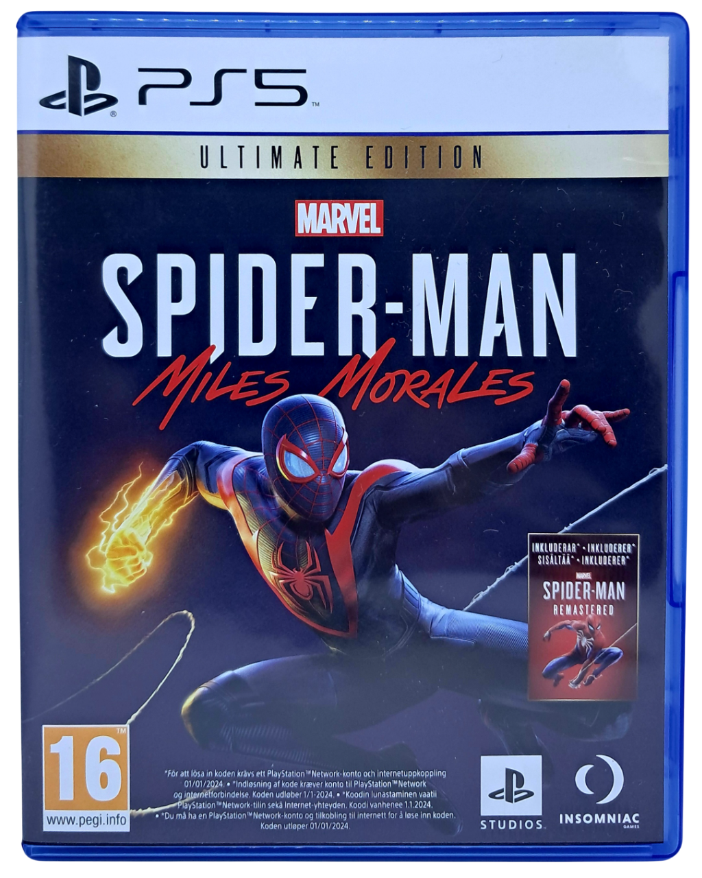 Produktbilde av Spider-man Miles morales (ultimate edition) - Playstation 5 spill (ps5)