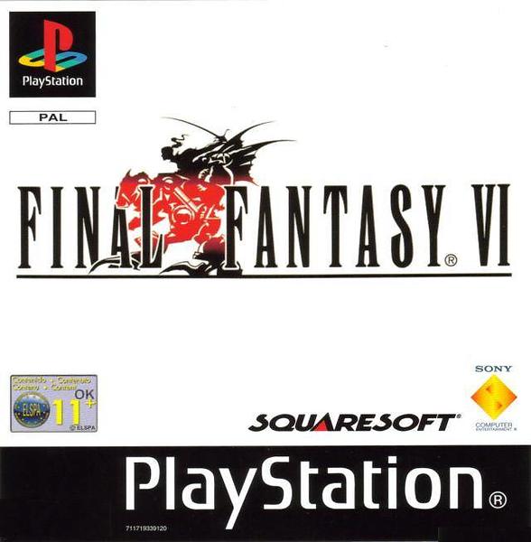 Final Fantasy VI - Playstation 1 spill (PS1) (Copy)