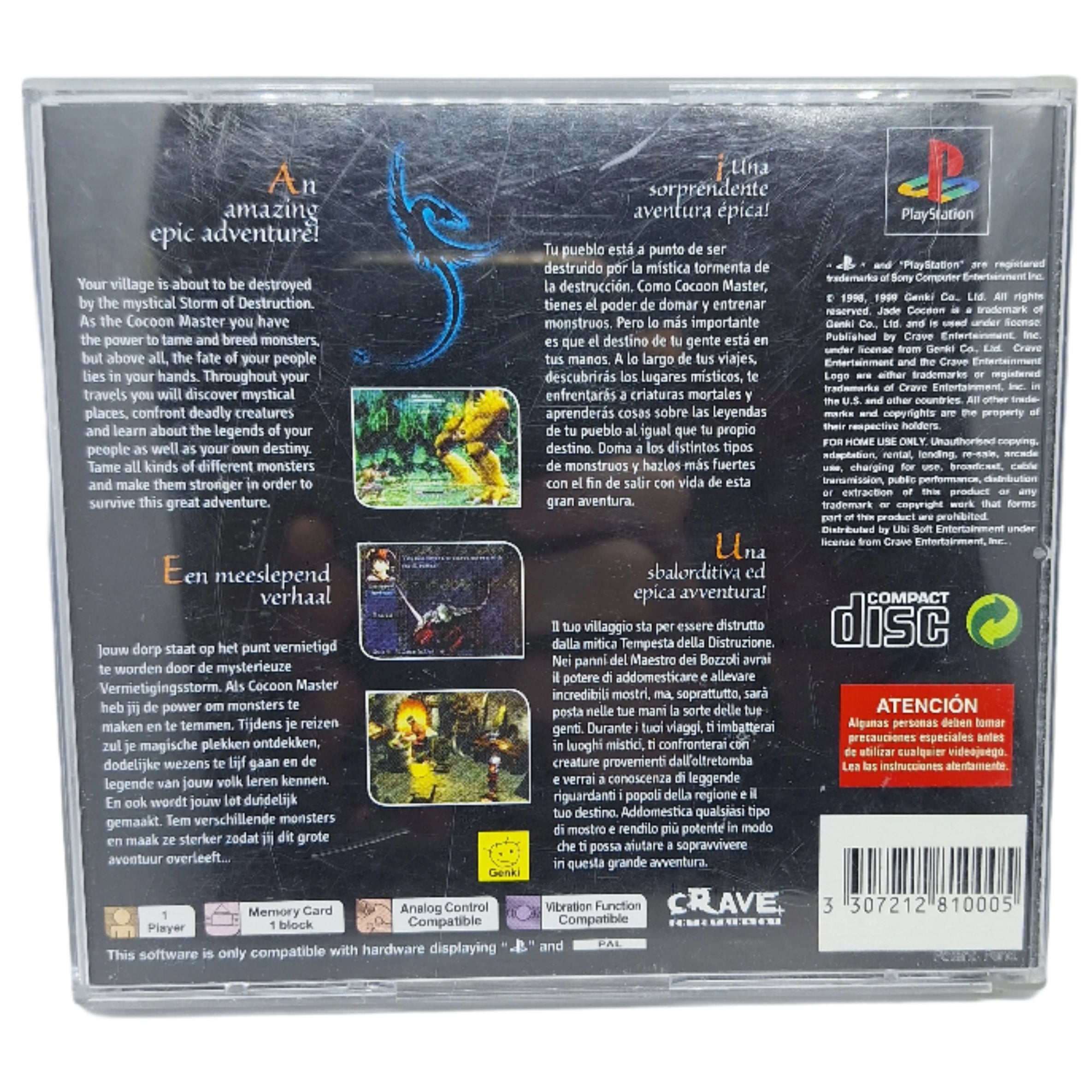 Bilde av Jade Cacoon Story Of The Camamayu Brukt Playstation 1 Spill Ps1