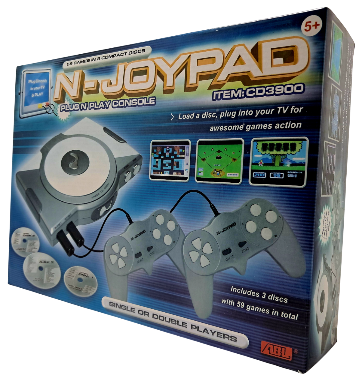 Produktbilde av N-joypad CD3900 Retro Spillkonsoll – Uåpnet (2008)