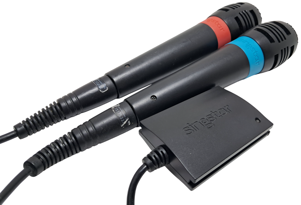 Produktbilde av Original kablet Sony PlayStation Singstar Mikrofon Pakke (PS2 / PS3)