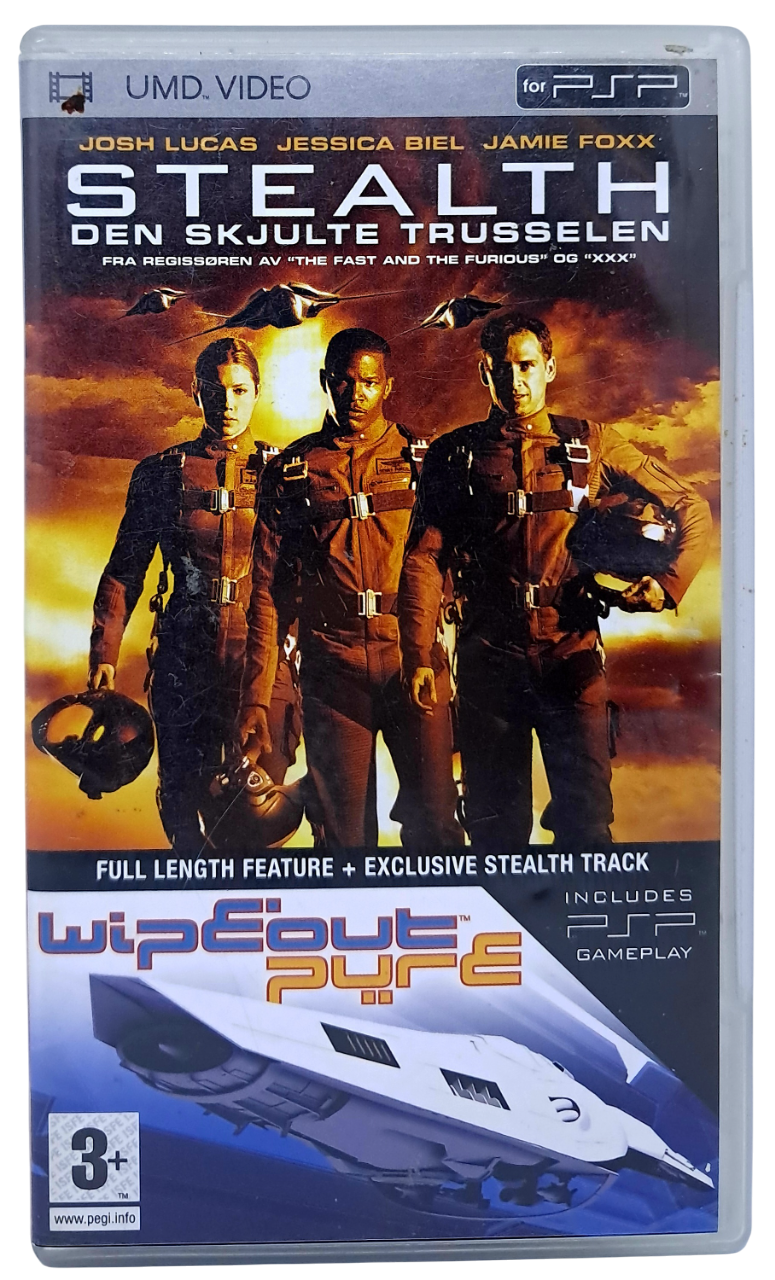 Produktbilde av Stealth - Den skjulte trusselen & gameplay fra wipeout pure - Playstation portable UMD film (PSP)