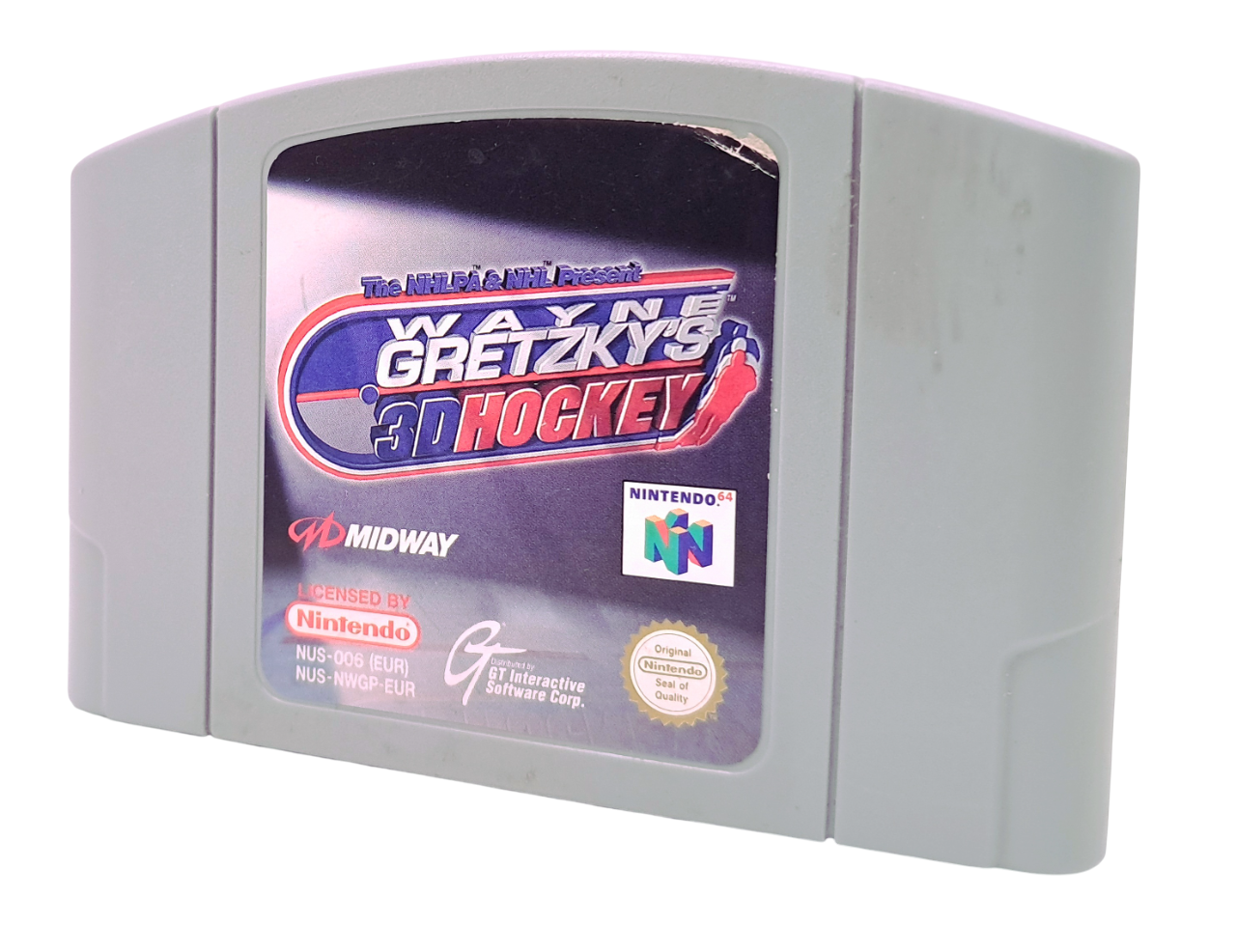Wayne Gretzky's 3D hockey (kun kassett) - Nintendo 64 spill (n64)