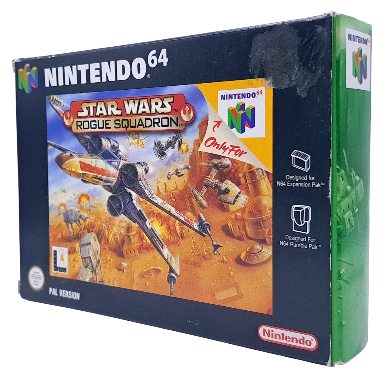 Star wars - Rogue Squadron - i eske - Nintendo 64 spill (N64)