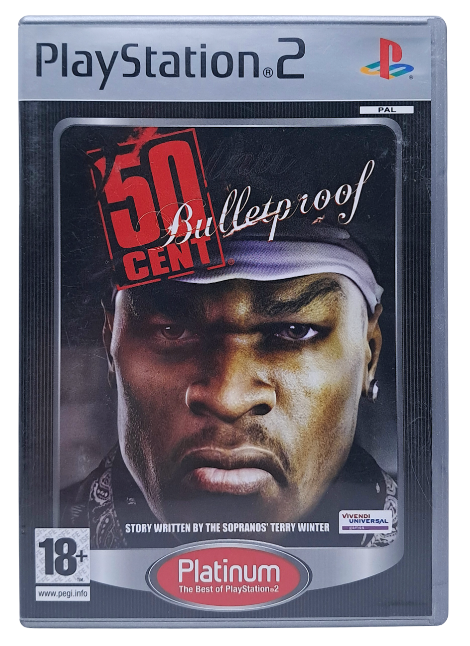 50 Cent bulletproof (platinum) - Playstation 2 spill (PS2)