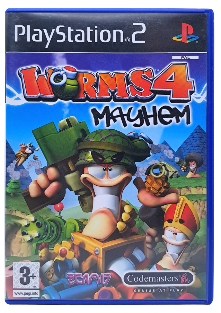 Worms 4 - Mayhem - Playstation 2 spill (PS2)