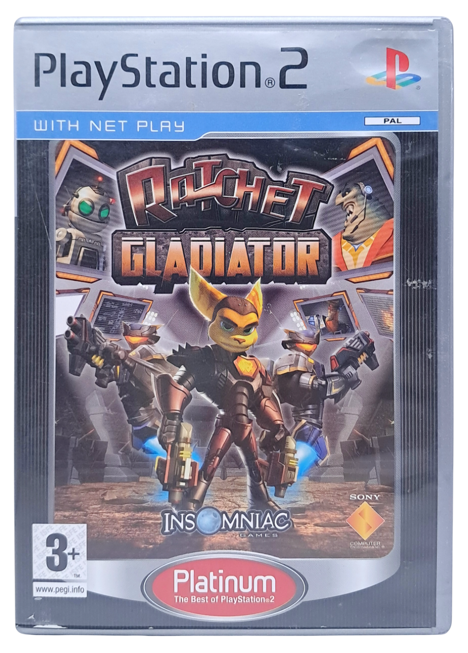 Ratchet and clank - Gladiator (platinum) - Playstation 2 spill (PS2)