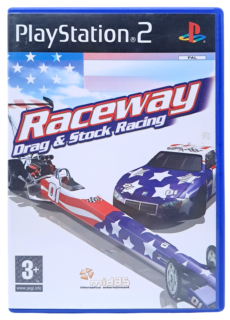 Raceway - Drag & stock racing - Playstation 2 spill (PS2)
