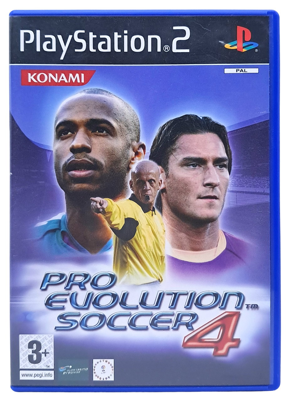 Pes 4 - Pro evolution soccer - Playstation 2 spill (PS2)