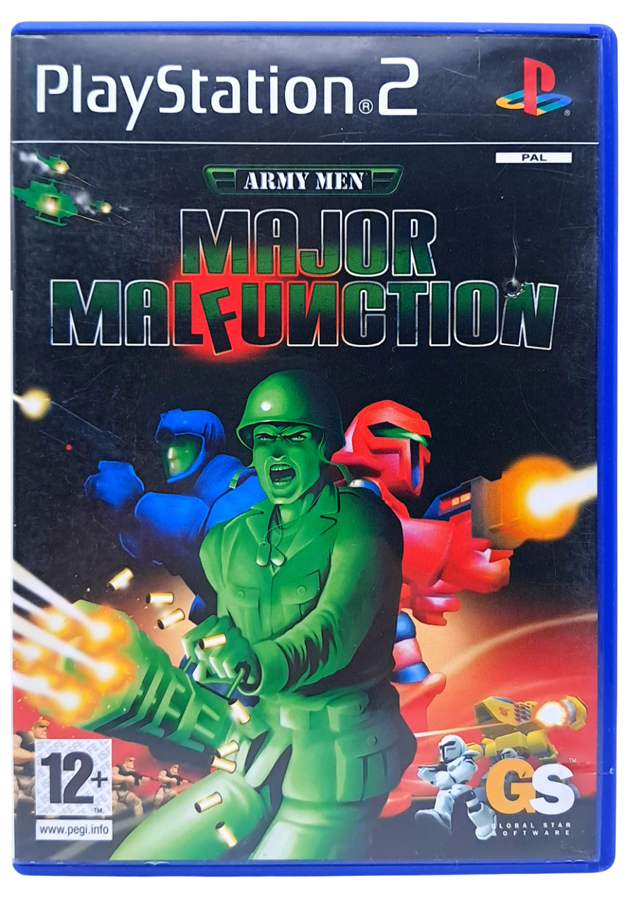 Army men - Major malfunction - Playstation 2 spill (PS2)