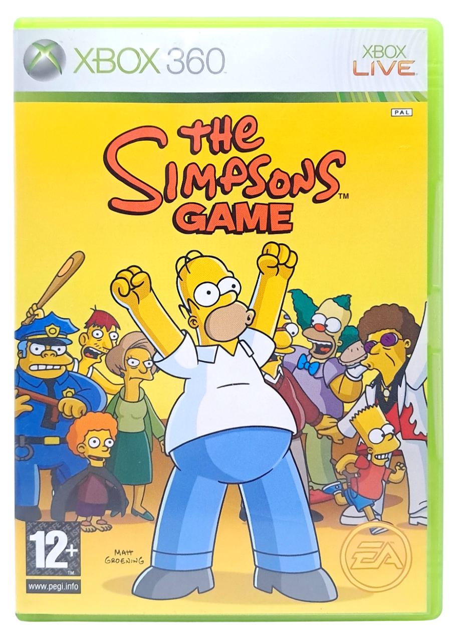 The simpsons game - Xbox 360 spill