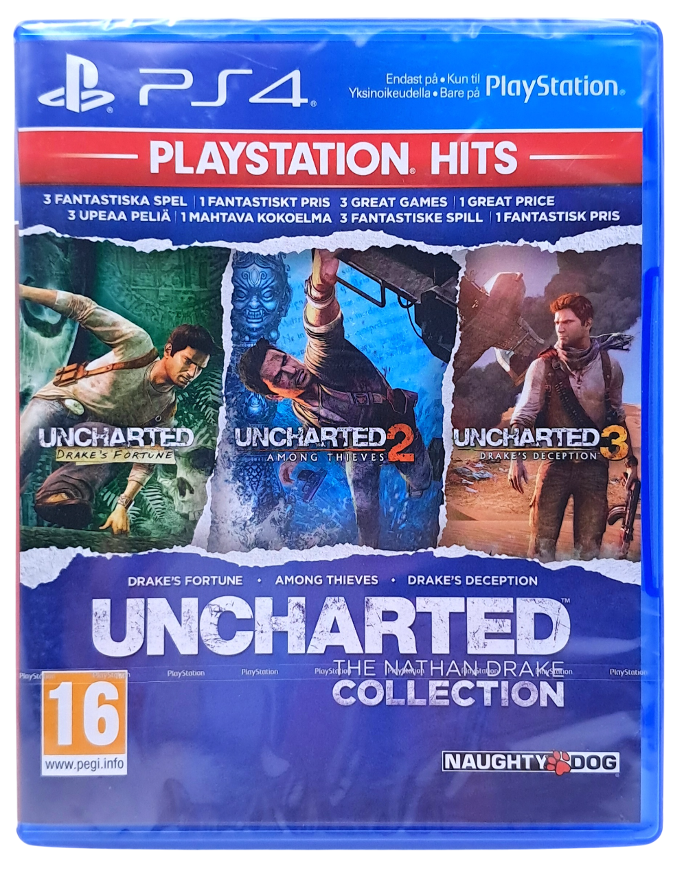 Uncharted - The Nathan Drake collection (playstation hits) - playstation 4 spill (ps4)