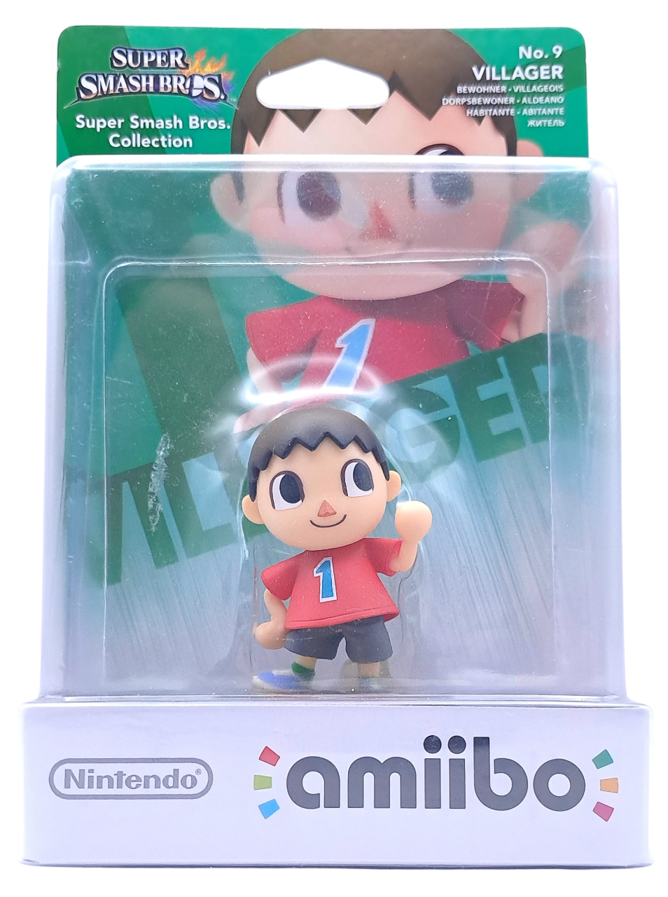 Amiibo Villager No. 9 Figur – Super Smash Bros. Collection