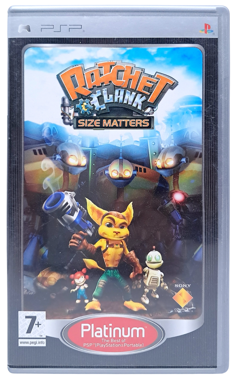 Ratchet and clank - Size matters (platinum) - Playstation portable spill (PSP)