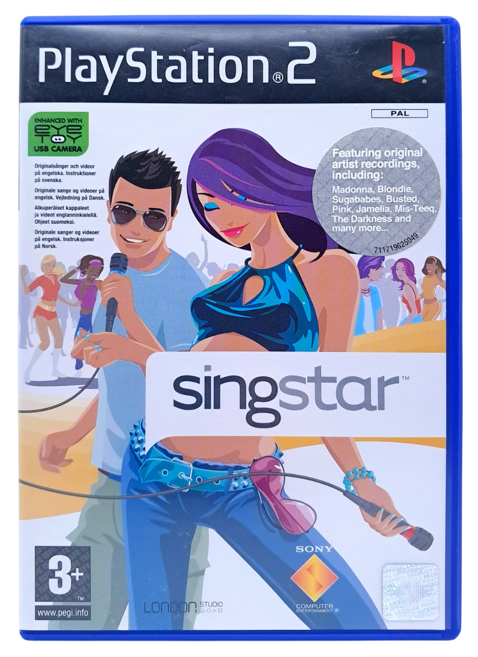 Singstar - Playstation 2 spill (PS2)