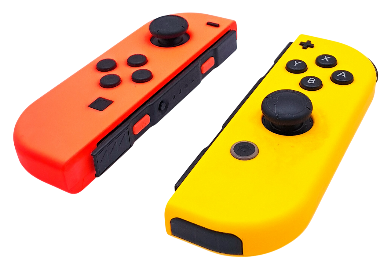 Originale nintendo Switch Joy-Con (Oransje/Gul) - Nintendo switch tilbehør