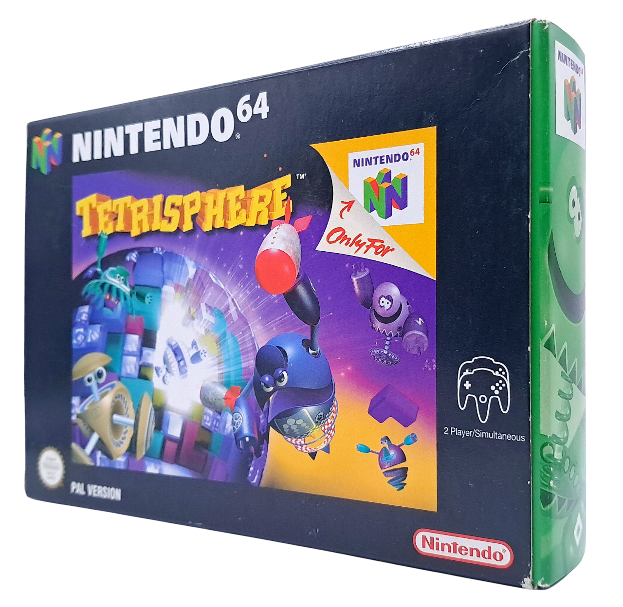 Tetrisphere (komplett i eske - CIB) - Nintendo 64 spill (N64)