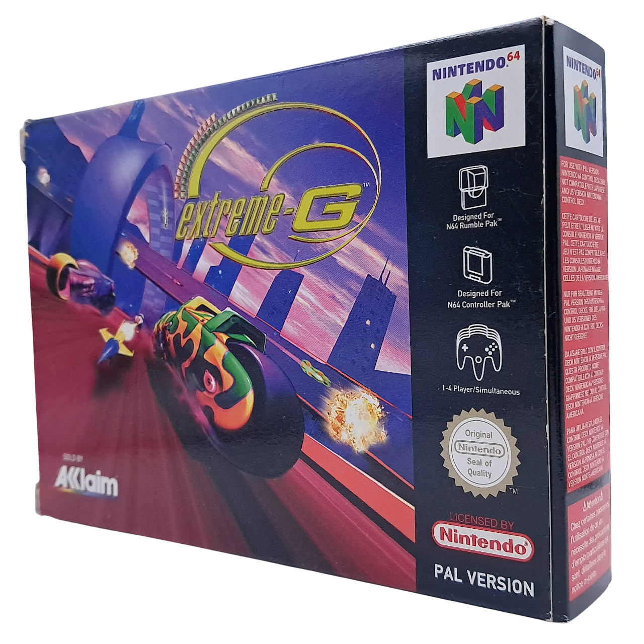 Extreme-G - i eske - Nintendo 64 spill (N64)