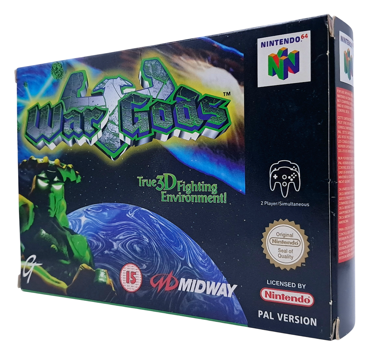 War gods - i eske - Nintendo 64 spill (N64)