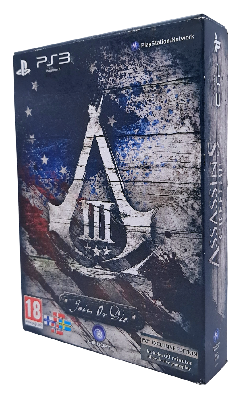 Assassin's creed III / 3 (Join or Die Edition) - Playstation 3 spill (ps3)