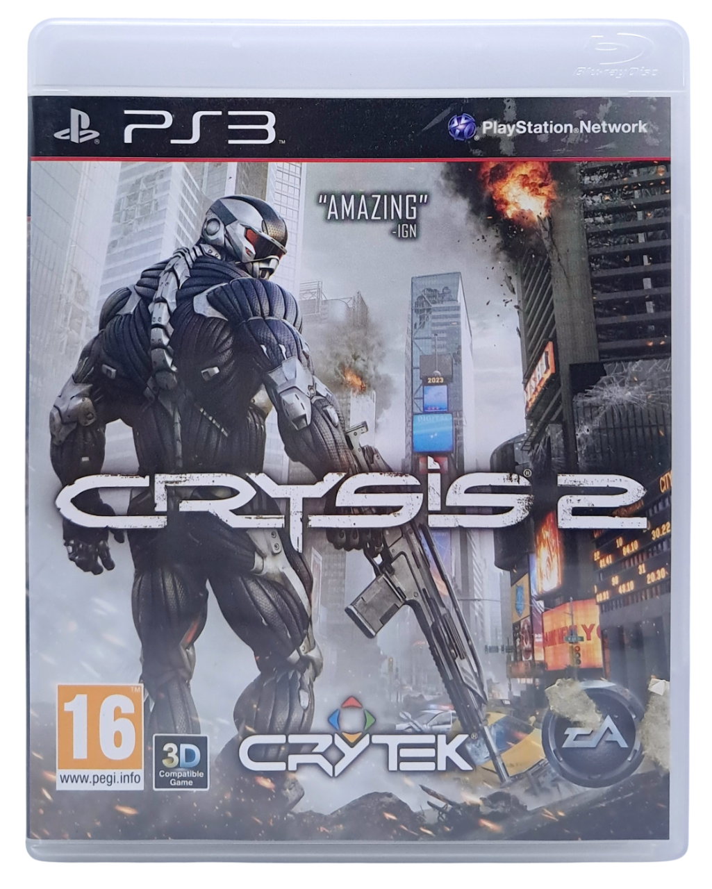 Jeu PS3 Crysis 2 Avec Notice - Version PAL FR Multi-joueurs - Bon état