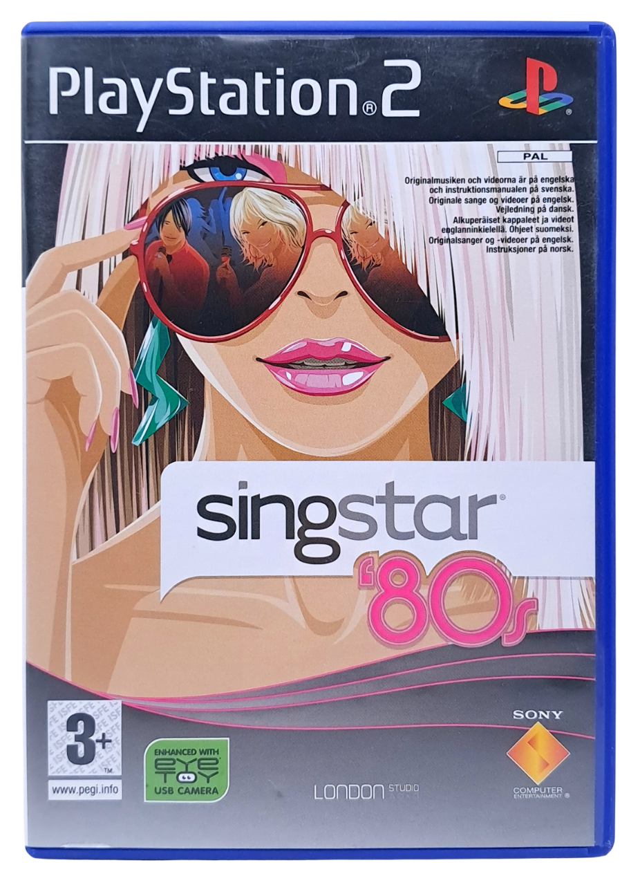 Singstar 80s - Playstation 2 spill (PS2)
