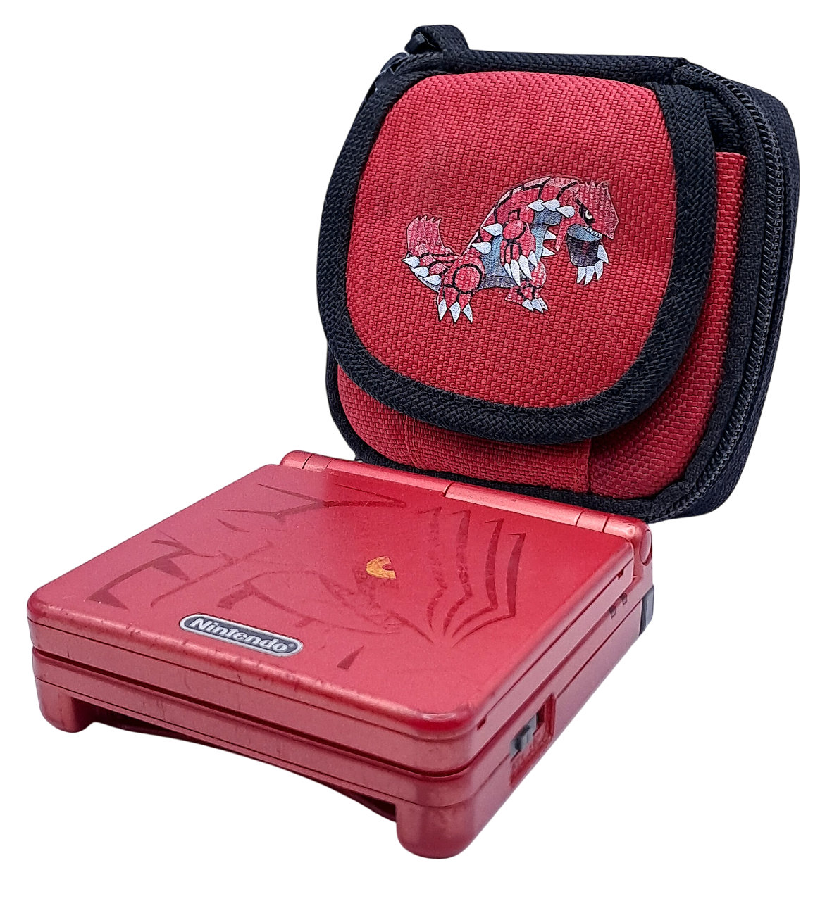 Nintendo Game Boy Advance SP – Pokémon Groudon Limited Edition - Nintendo håndholdt konsoll (GBA)