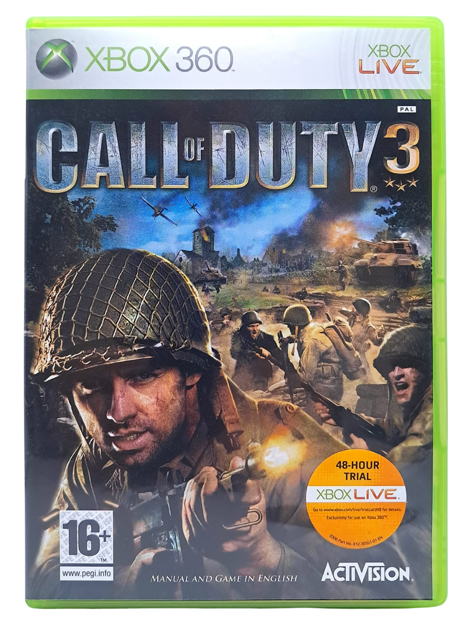 Call of duty 3 - Xbox 360 spill