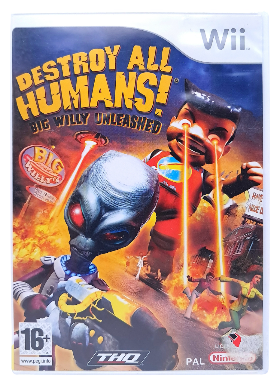 Destroy all humans - Big willy unleashed - Nintendo Wii spill