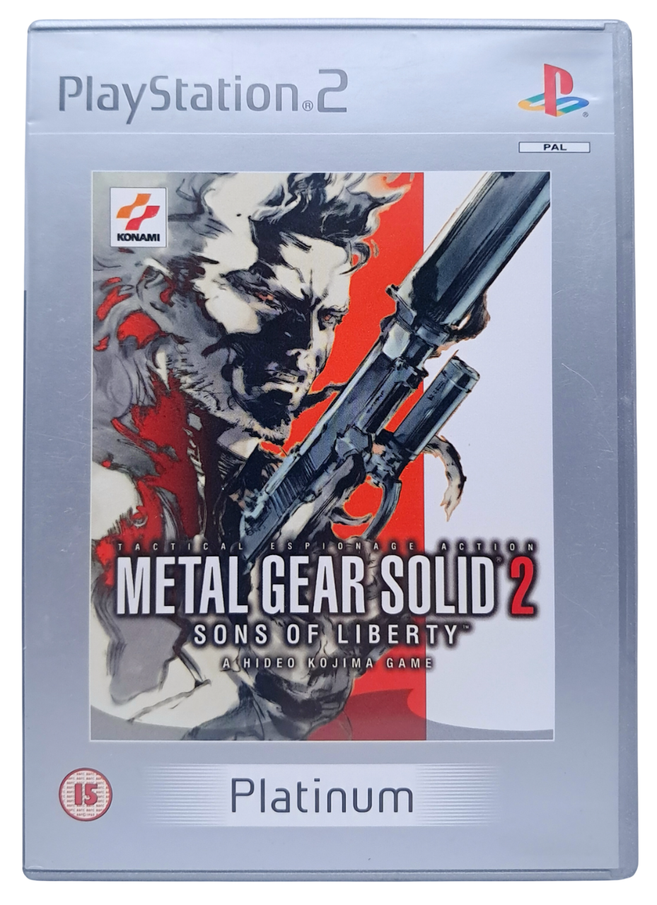 Metal gear solid 2 - Sons of liberty (platinum) - Playstation 2 spill (PS2)