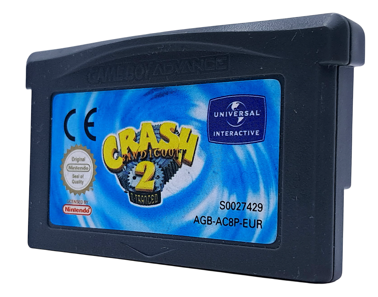 Crash bandicoot 2 - N-tranced - Nintendo Gameboy advance spill (GBA)