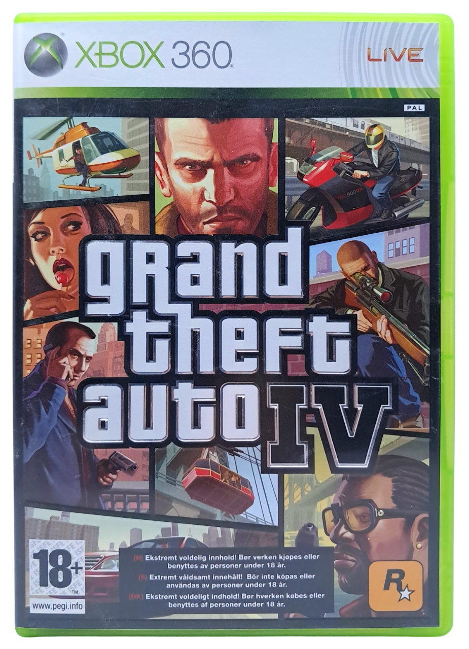 Grand theft auto 4 (GTA 4) - Xbox 360 spill