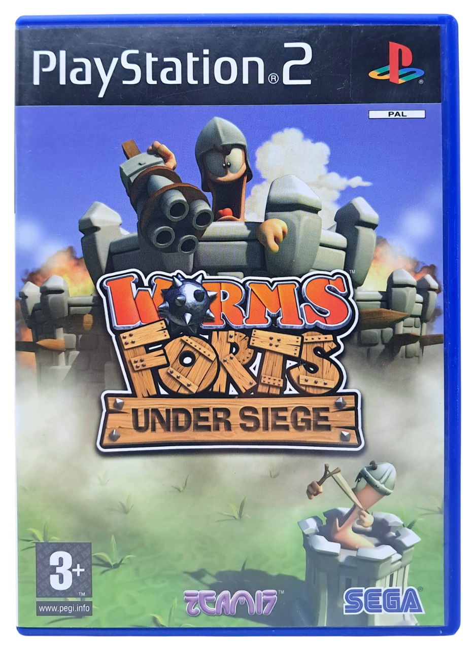 Worms forts - Under siege - Playstation 2 spill (PS2)