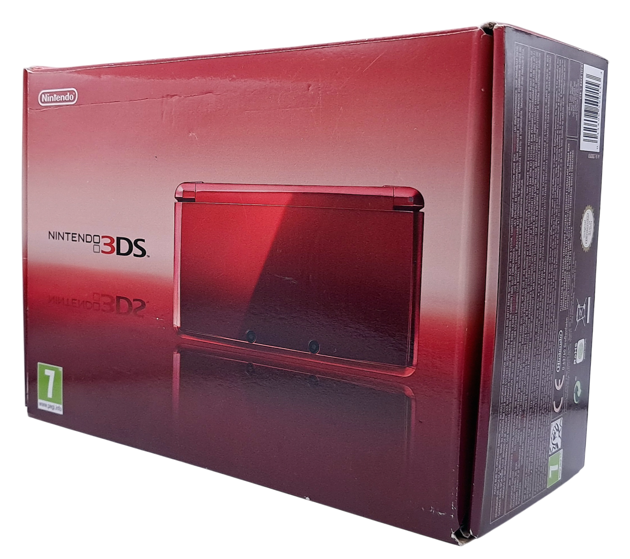 Rød Nintendo 3DS (komplett i eske - CIB) - Nintendo Håndholdt konsoll