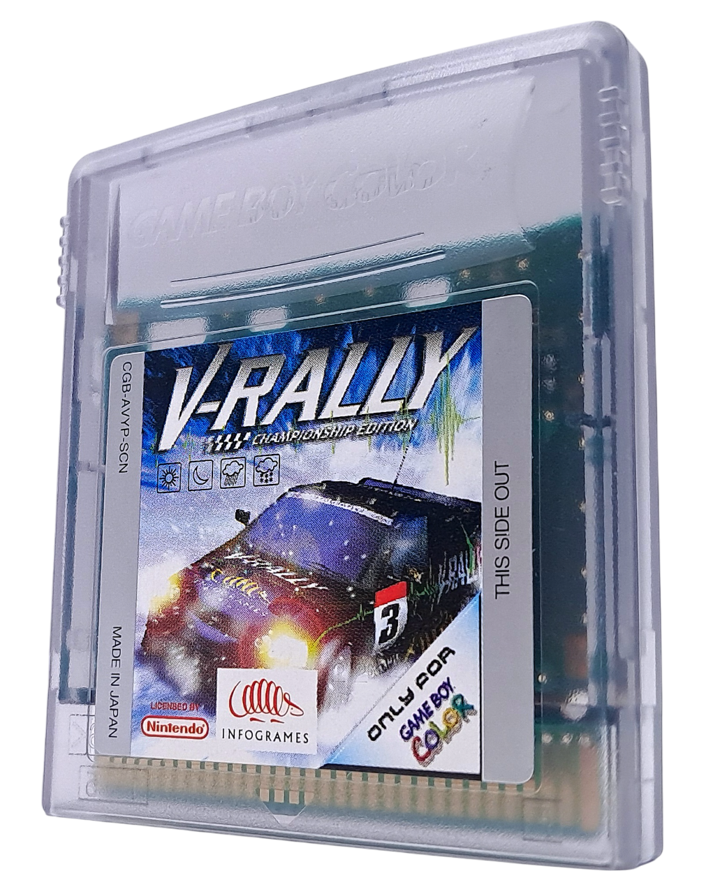 V-Rally - Championship edition - Nintendo Gameboy color spill (GBC)