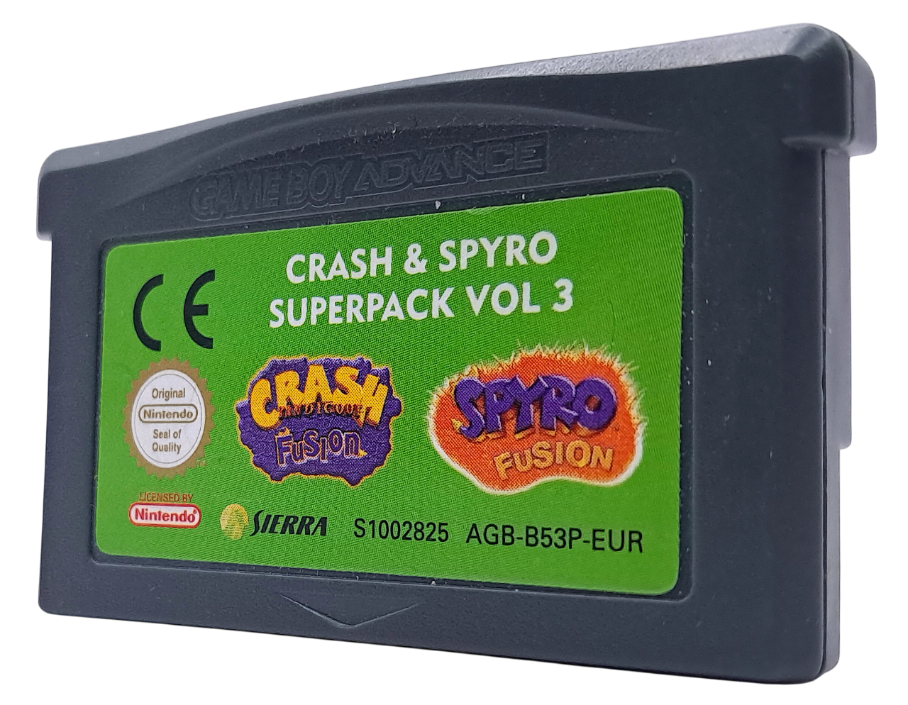 Crash bandicoot fusion og Spyro Fusion - Nintendo Gameboy advance spill (GBA)