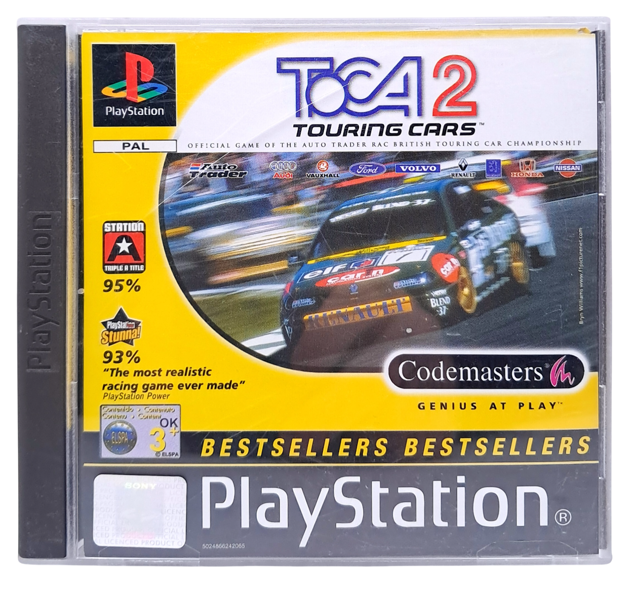 Toca 2 - Touring cars - Playstation 1 spill (PS1)