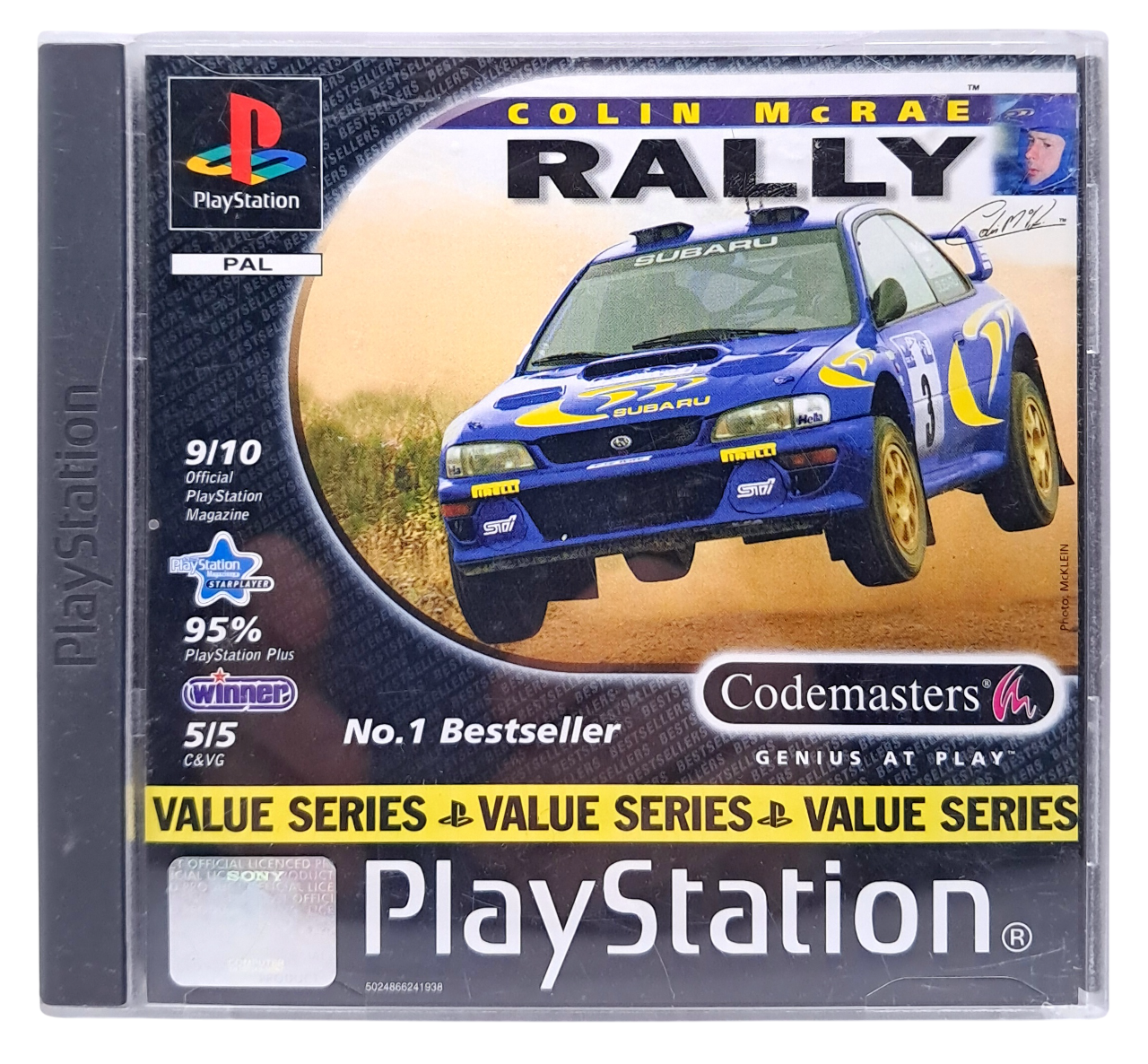 Colin Mcrae Rally - Playstation 1 spill (PS1)