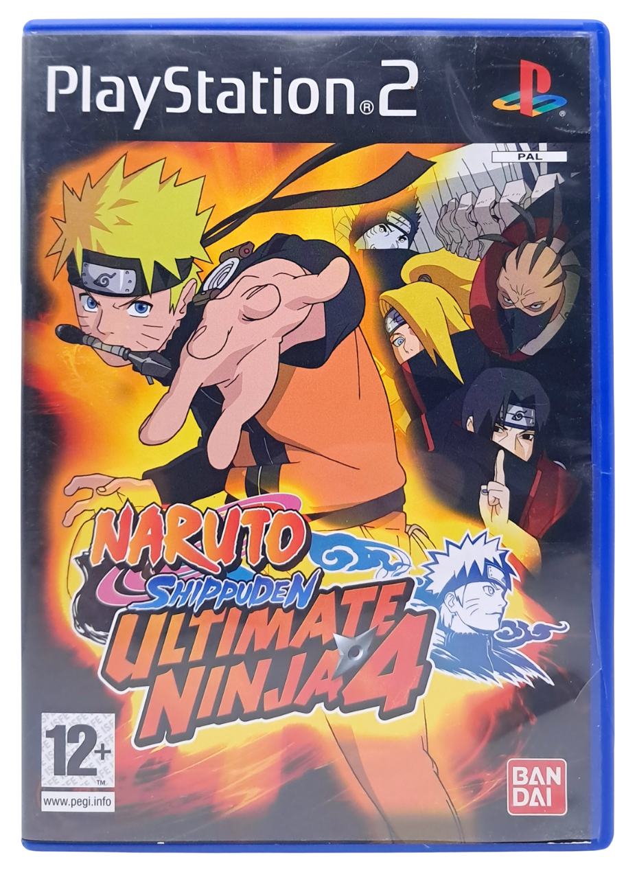 Naruto shippuden - Ultimate Ninja 4 - Playstation 2 spill (PS2)