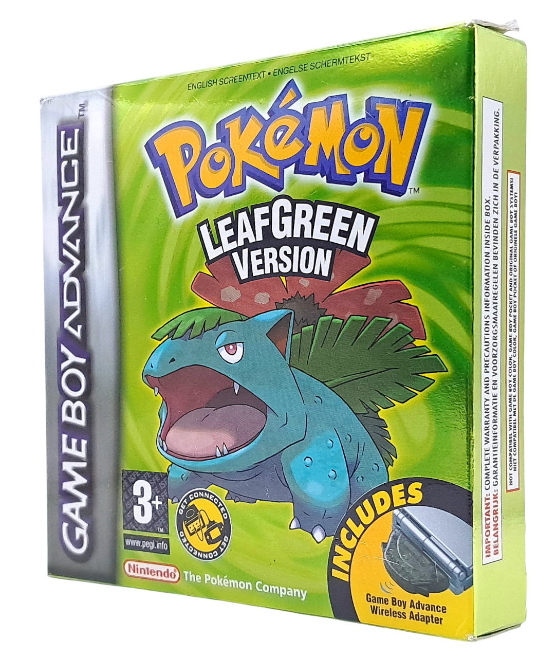 Pokemon Leafgreen (Komplett i eske - CIB) - Nintendo Gameboy advance spill (GBA) - Eksemplar 1
