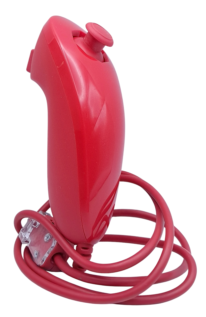 Original rød Nintendo Wii Nunchuk - Nintendo wii tilbehør