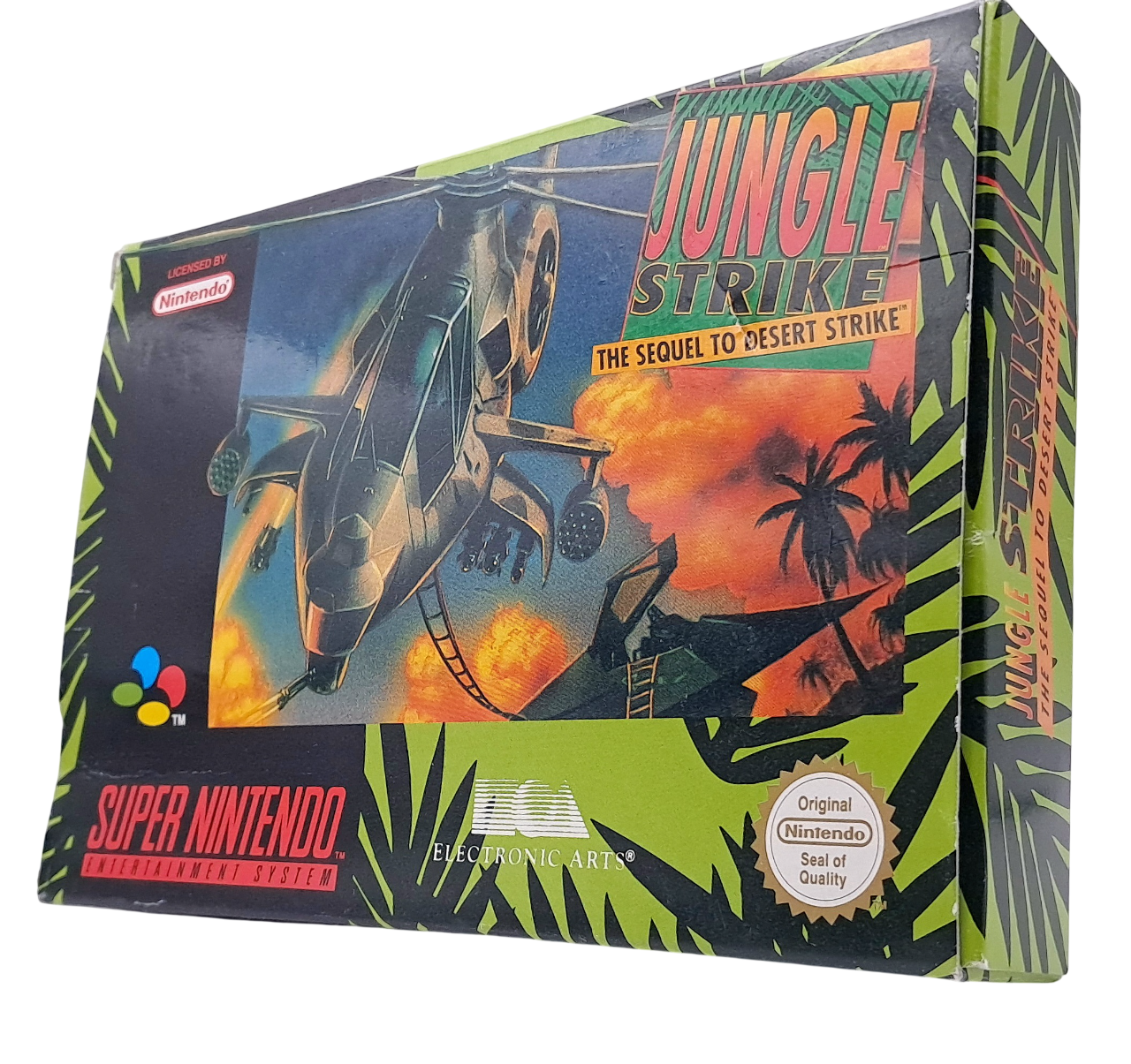 Jungle strike (i eske) - Super nintendo spill (snes)