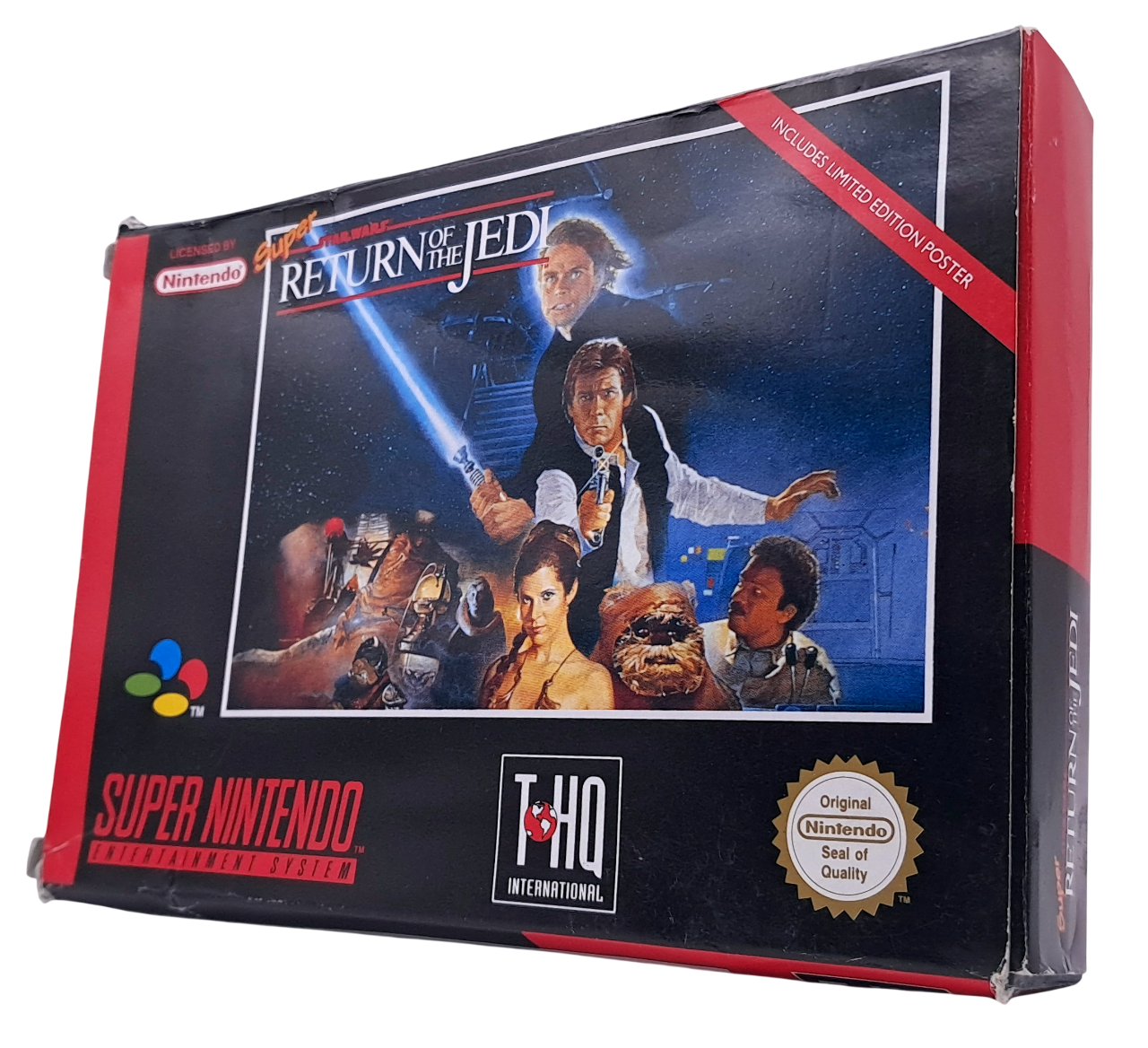 Super Star wars - Return of the Jedi (i eske) - Super nintendo spill (snes)