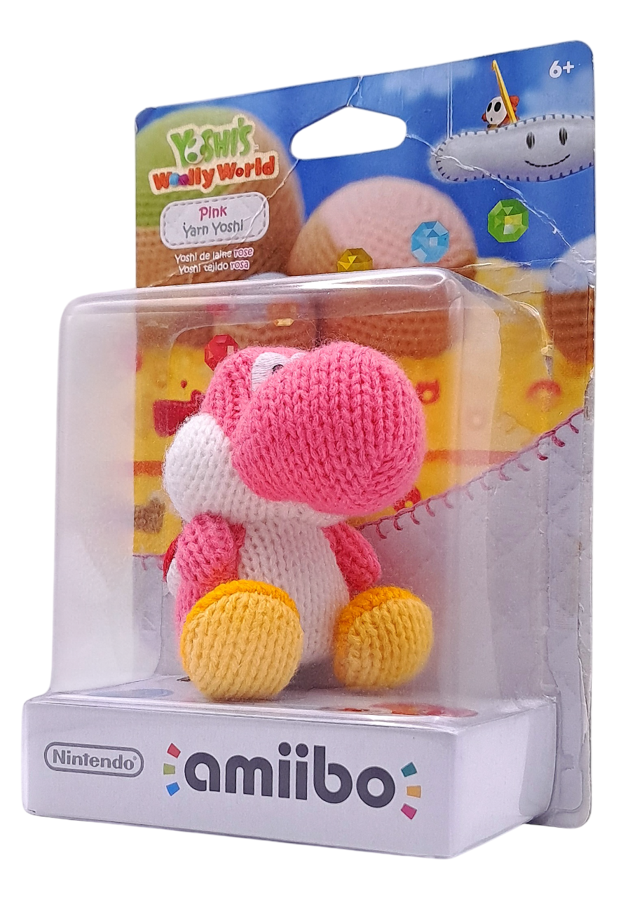 Yoshi’s Woolly World amiibo – Pink Yarn Yoshi