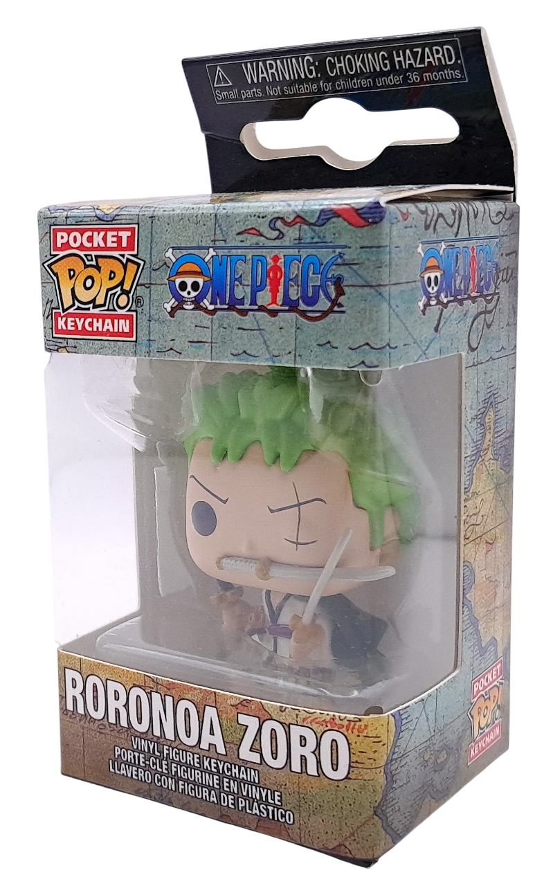 Funko Pocket Pop! Roronoa Zoro – One Piece Vinyl nøkkelring