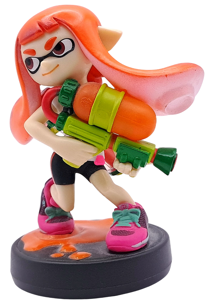 Bilde av coveret til Inkling Girl (Oransje) amiibo – Splatoon-serien