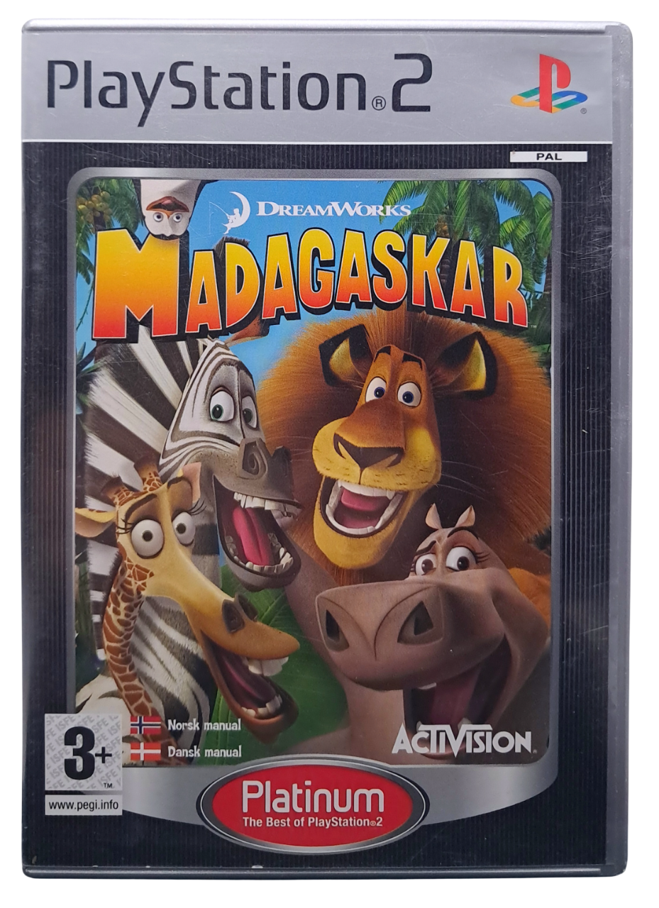Madagaskar (platinum) - Playstation 2 spill (PS2)