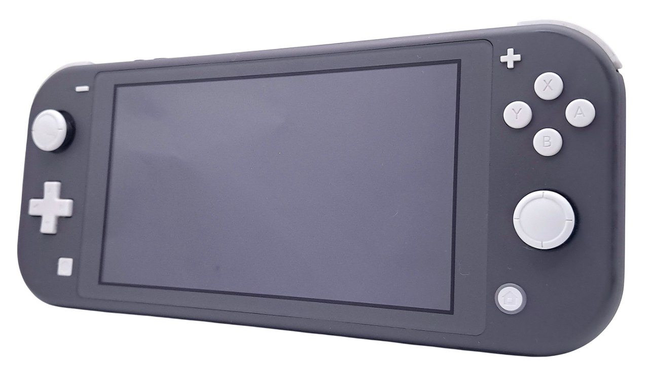 Original Grå Nintendo Switch Lite - Nintendo håndholdt konsoll (brukt)