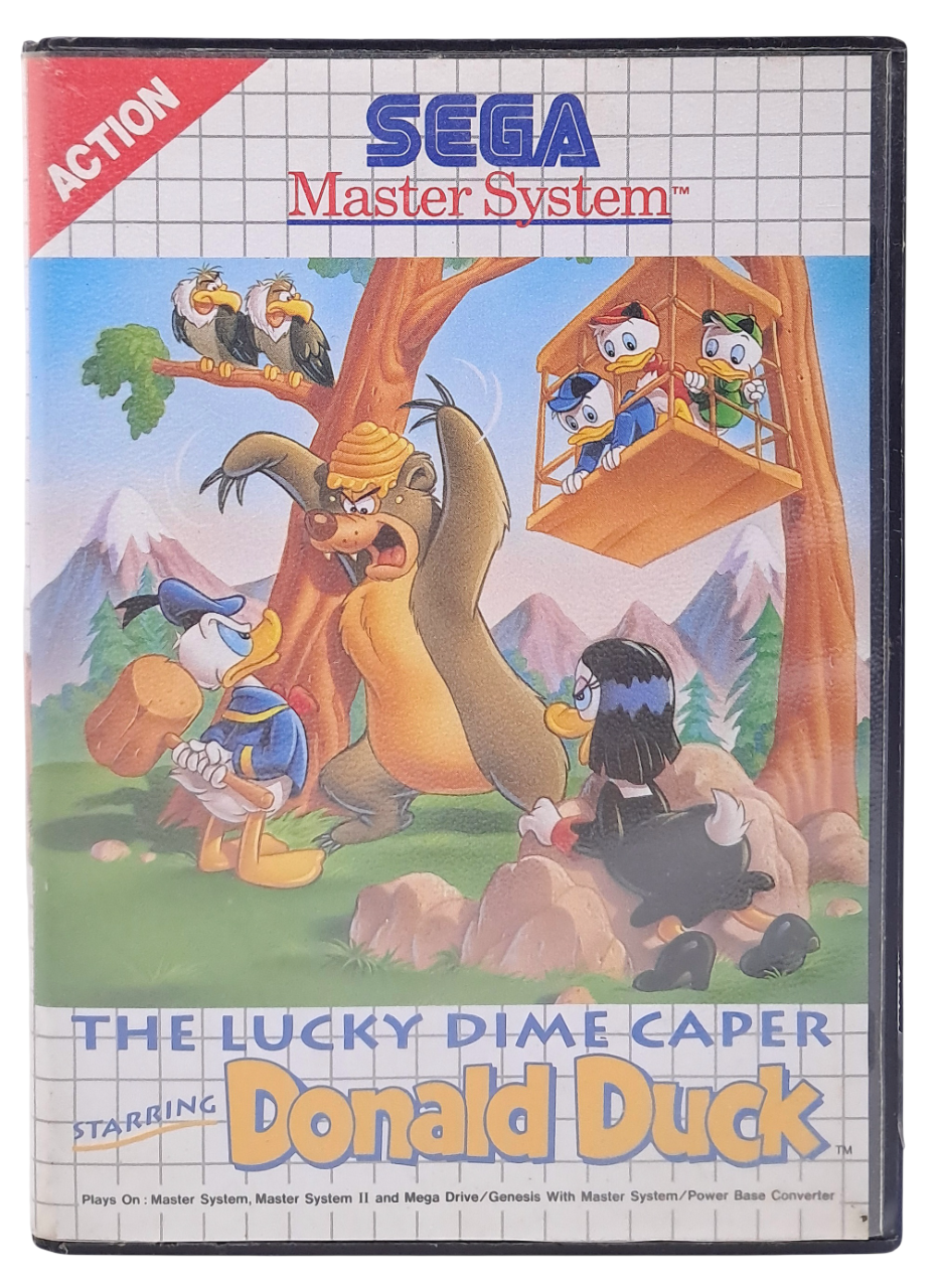 The lucky dime caper starring Donald Duck (i eske) - Sega master system spill