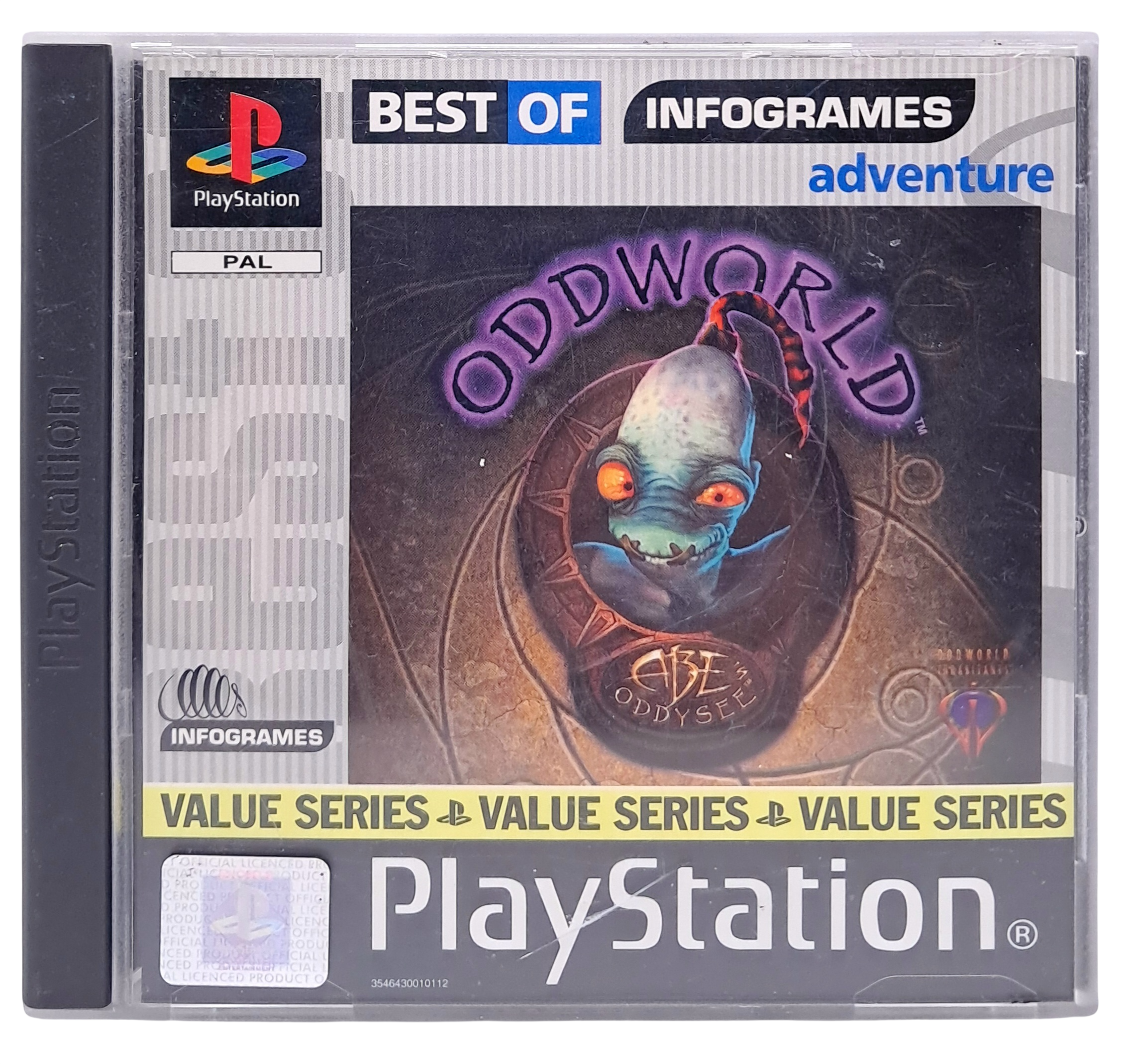 Oddworld Abe's oddysee (Best of infogrames) - Playstation 1 spill (PS1)